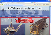 Coming Soon! Offshore Structures, Inc.